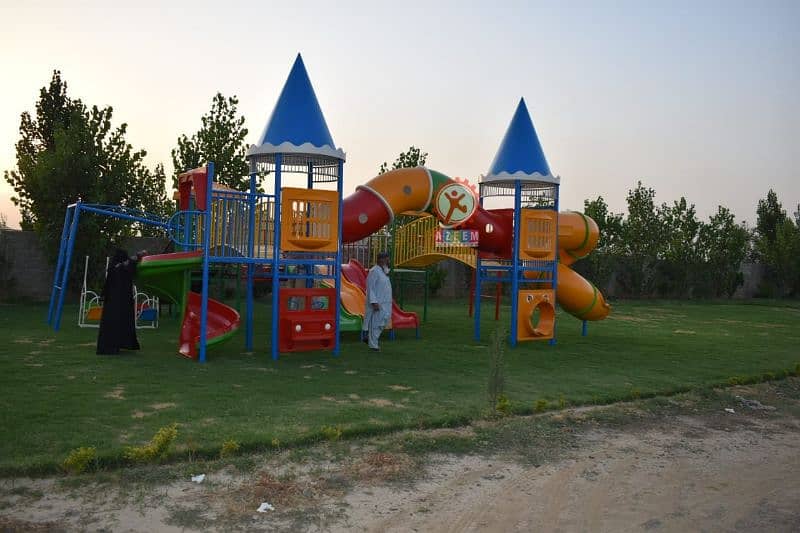 Kids Slide, Kids Swings, Kids Rides, Jhula, Trampoline, Jumping Castle 8