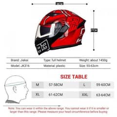 Jekai 902 helmet ( Heavy bike helmet