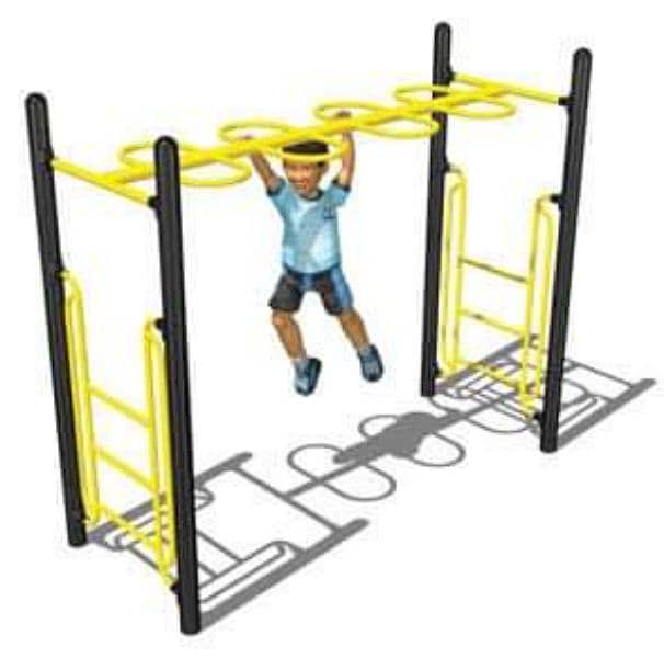 Merry Go Round / Monkey Bar / Swings / Ground Bench / Dus 13