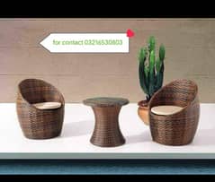 outdoor garden Rattan Furniture uPVC chair