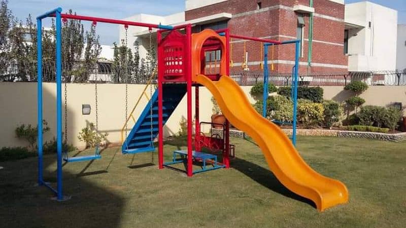 Kids Slide, Kids Swings, Kids Rides, Jhula, Trampoline, Jumping Castle 3