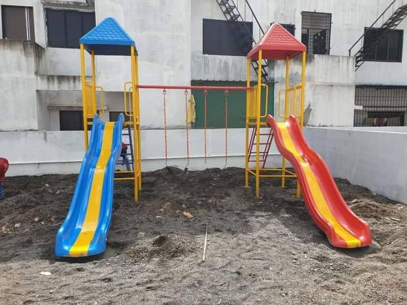 Kids Slide, Kids Swings, Kids Rides, Jhula, Trampoline, Jumping Castle 12