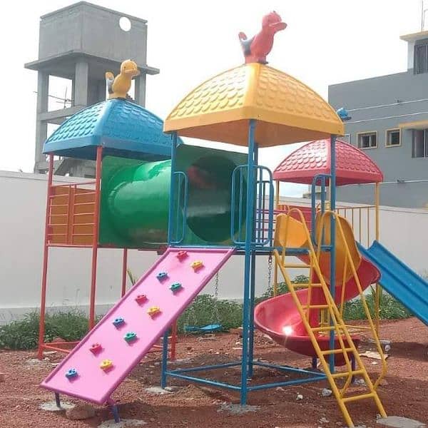 Kids Slide, Kids Swings, Kids Rides, Jhula, Trampoline, Jumping Castle 17