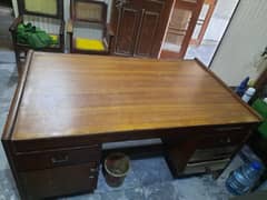 Pure wooden office table