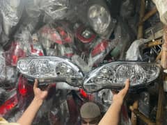 Toyota Corolla 2012-14 Xli Gli Head lights Tail lights Side Mirrors