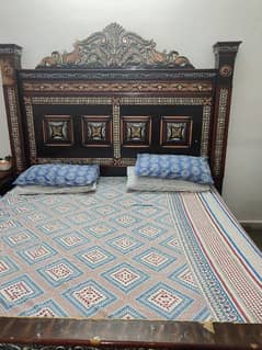 wooden Bed Chinioti Style for Sale Best Condition