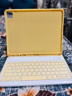 Keyboard Case for iPad Pro 12.9 inch, Yellow