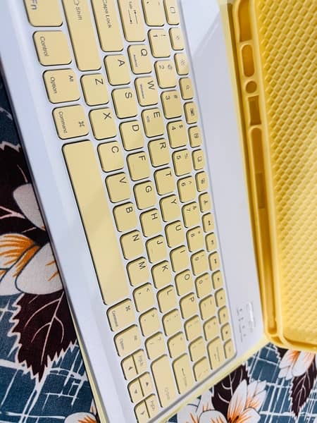 Keyboard Case for iPad Pro 12.9 inch, Yellow 2