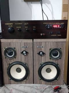 sony bookshelf original speaker with amplifier