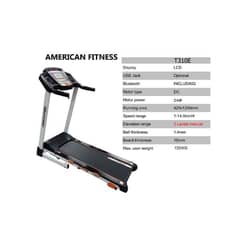 American Fitness Treadmill T310A Fitness Machine