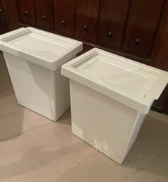 2 - Kids Bathroom Trashbins