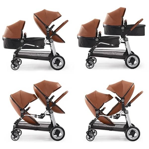 Twins Baby Stroller 3 in 1 (Imported) 1