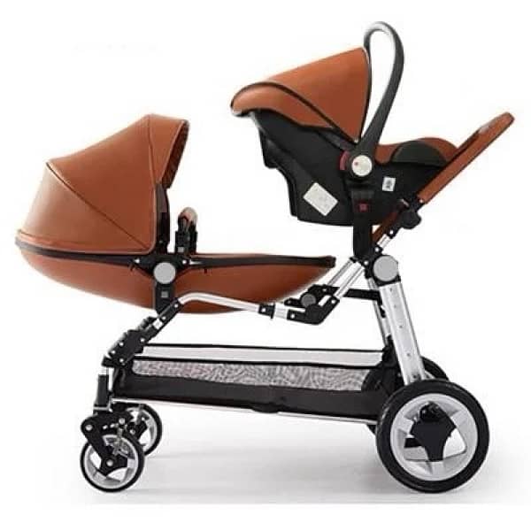 Twins Baby Stroller 3 in 1 (Imported) 3