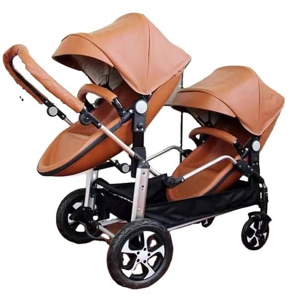 Twins Baby Stroller 3 in 1 (Imported) 5