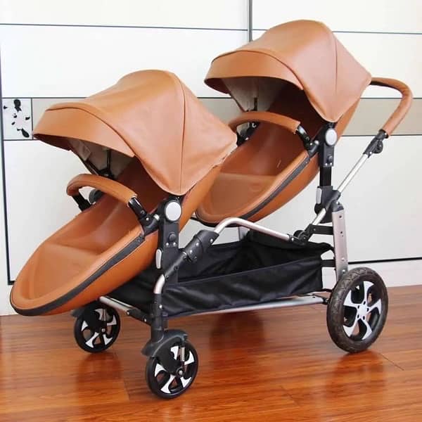 Twins Baby Stroller 3 in 1 (Imported) 7