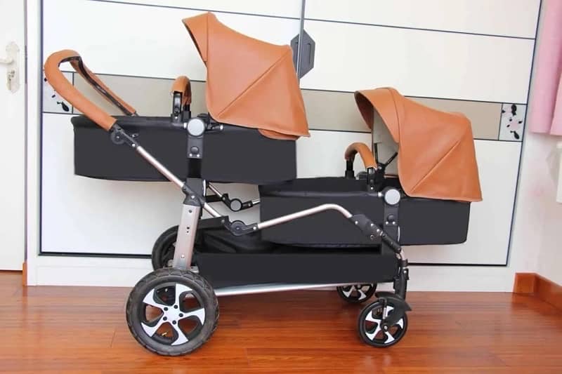 Twins Baby Stroller 3 in 1 (Imported) 8