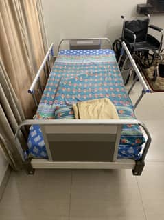 Electric reclining patient bed for sale.