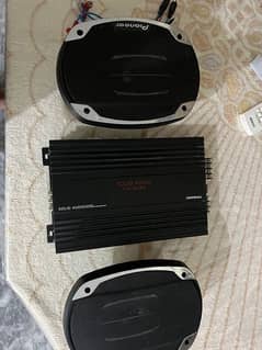 Pioneer speakers with 4 channal Amp