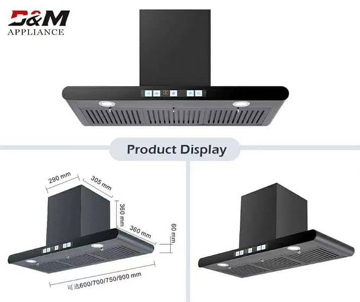 ELECTRIC KITCHEN AIR HOOD/ BRAND NEW CHIMNEY / GUZAS FAN /03114083583 1