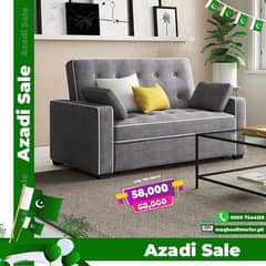 Folding Sofa Cum Bed 2 Seater - Azadi Sale