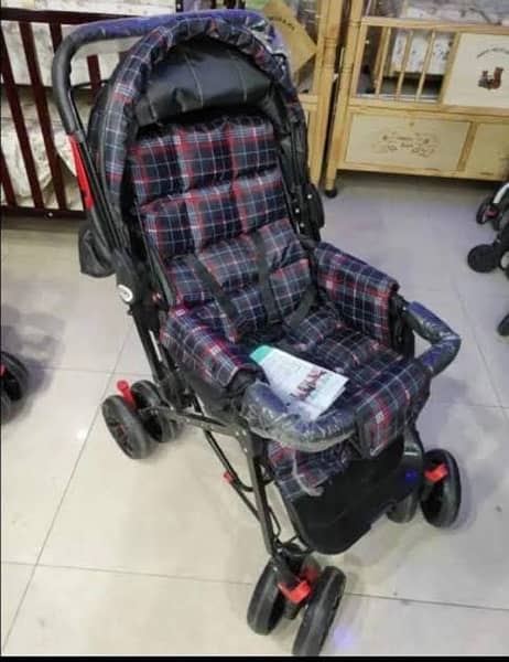 Imported Baby Pram/Stroller New (Black Color) 1