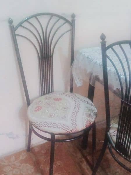 Dining Table Glass Top 8 Chairs 5