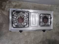 Steel stove for sale.