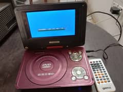 DvD player with Tv Cable Port remote and charger