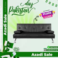 Without Arm Sofa cum bed 3 Seater - Azadi Sale