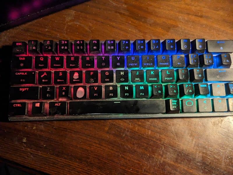 cooler master gaming keyboard 60% 3