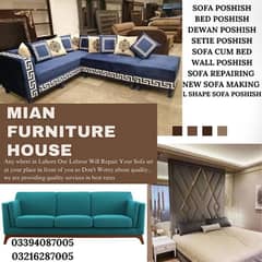 Sofa Poshish / Bed / Wall Poshish / Deewan Poshish/ At Best Rates