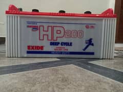 Selling EXIDE Hp-200 Deep Cycle Battery. 12v, 130Ah.