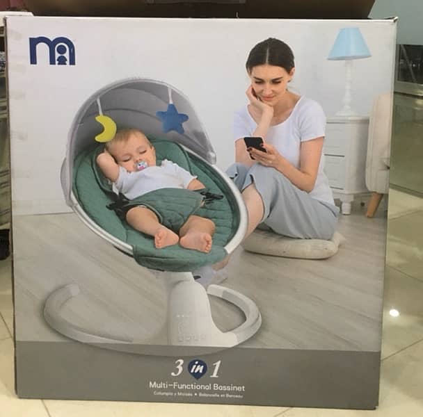 3 in 1 multi-functional bassinet Mothercare Baby Auto electric Swing 0