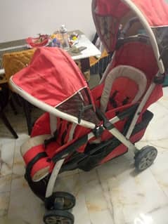 Twin stroller/ double pram