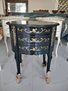 Side Tables, Hand Painted Tables, Oval Shaped Tables, Lamp Tables
