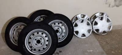 Suzuki Alto Rim tyres & geniune wheel cups