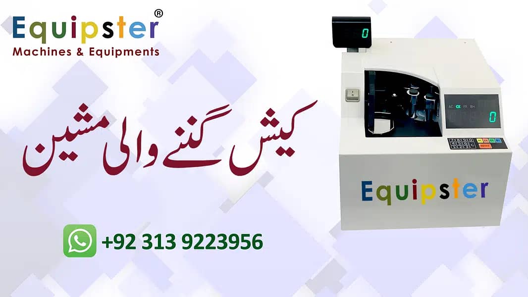 Cash Sorting Machine, Fake Note Detection, Cash Counting, Mix Value 1