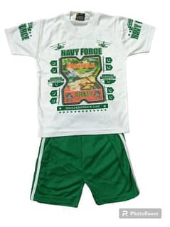 Kids Unisex Shirt and Short Set