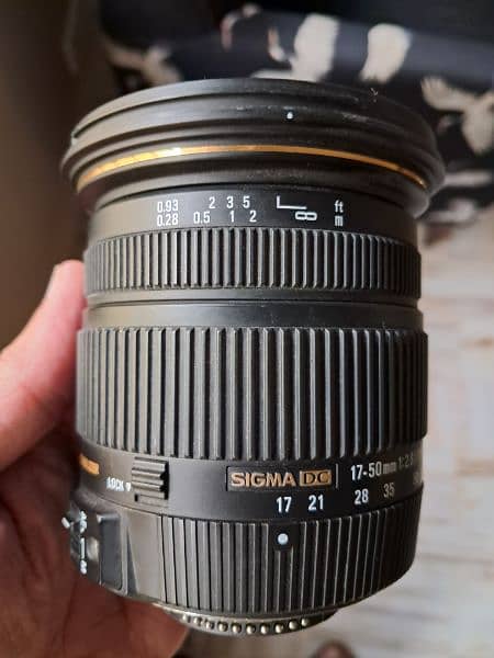 Sigma Lens 17-50 mm (Nikon mount) f 2.8 EX DC OS 1