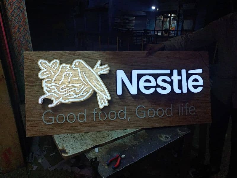 backlit sign boards / 3d sign boards,Laser Cutting,Acrylic Sign,Board 1