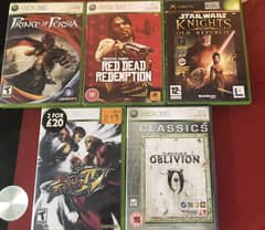 xbox 360 original cds games ( backwards compatiable )