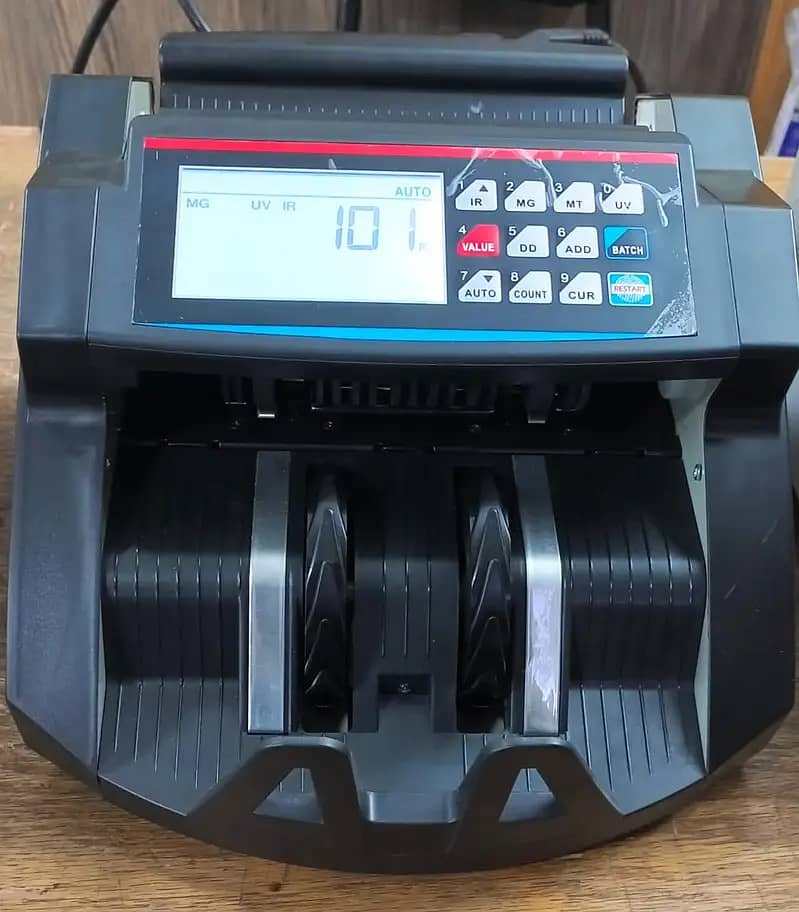 Currency Counter Machine - Note counter - Cash Counter- Fake Detector 4