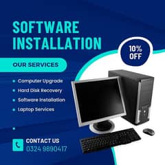 we work on Laptop PC Software issues