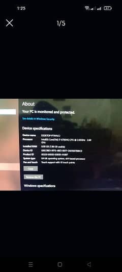 Dell  core i7-6700HQ 8 gb Ram 2 TB HDD+ 128SSD 4gb GTX 960M 4k  touch