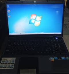 MSI Laptop For Sale : Core 2 Duo - Ram 4GB - Hard Disk 160GB