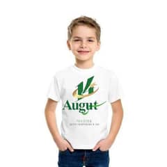 Boy's Stitched Cotton Printed T-shirt