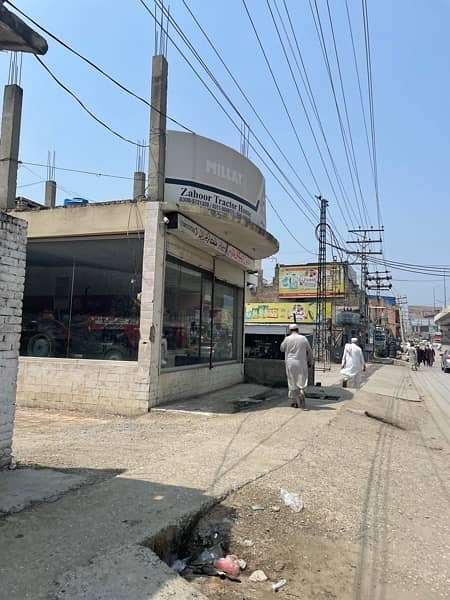 commercial plot for sale 33marli in charsada chock 1