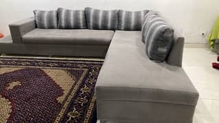L shaped sofa and 2 seater sofa for sale