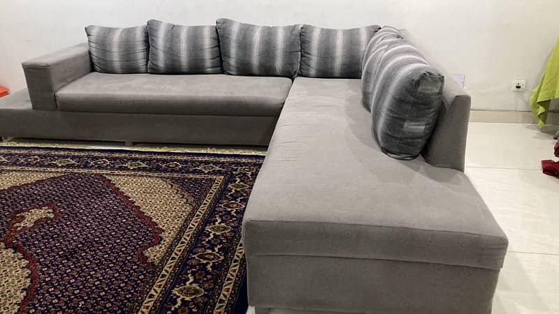 L shaped sofa and 2 seater sofa for sale 0