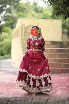 Bridal dress for barat